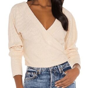 We The Free x Free People Lupine Tee Large Sugar Cookie